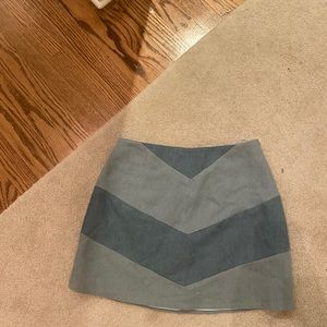 Retro denim skirt